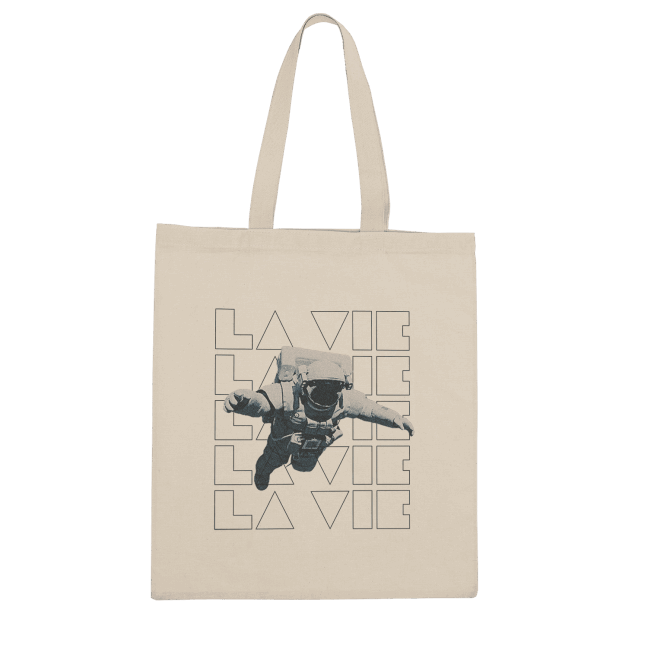 TOTE BAG COSMONAUTE - LA VIE