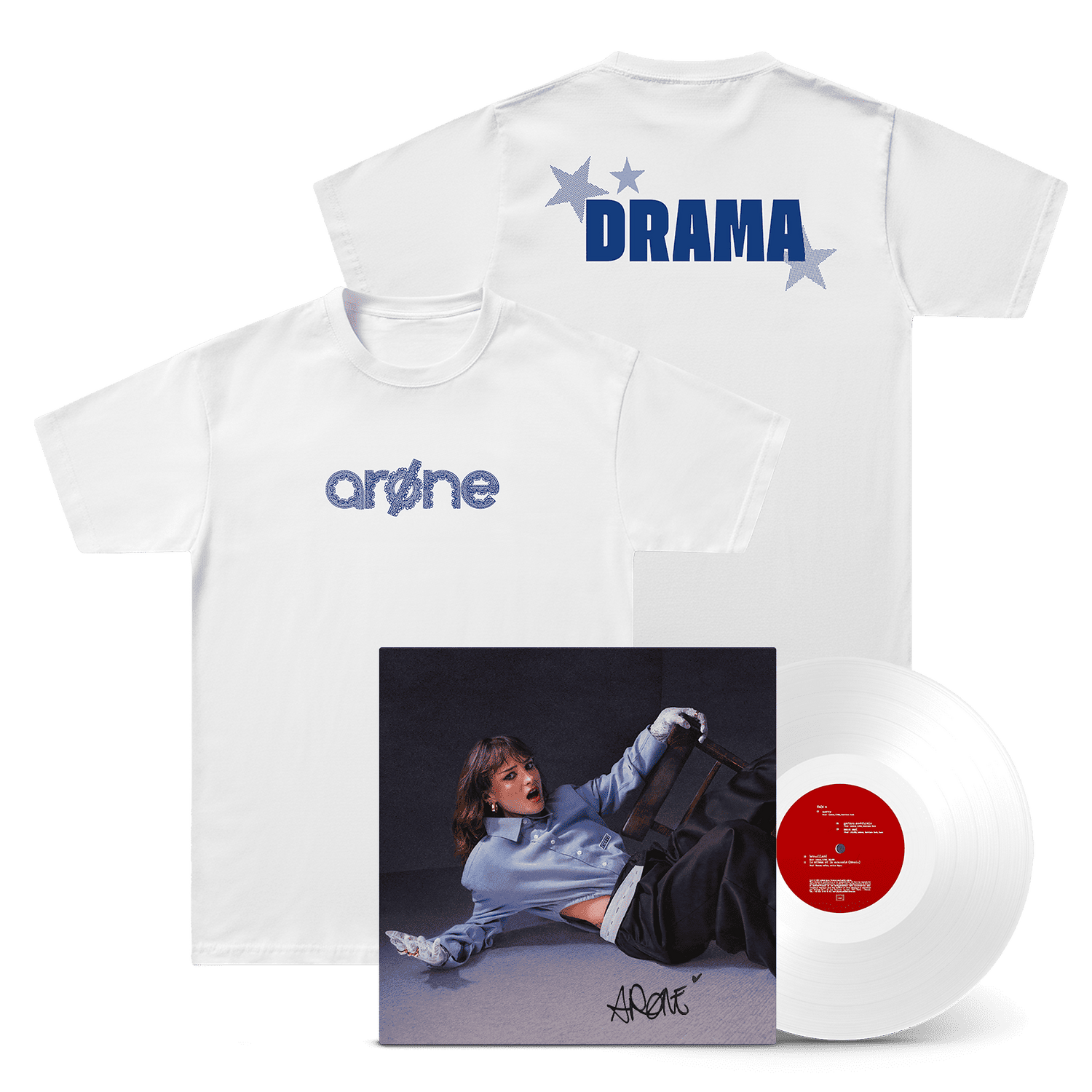 PACK T-SHIRT + VINYLE DRAMA (Dédicacé)